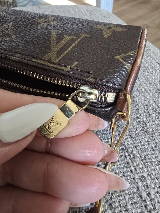 Authentic Louis Vuitton Brown Monogram Mini Papillion Handbag - Picture 8 of 11